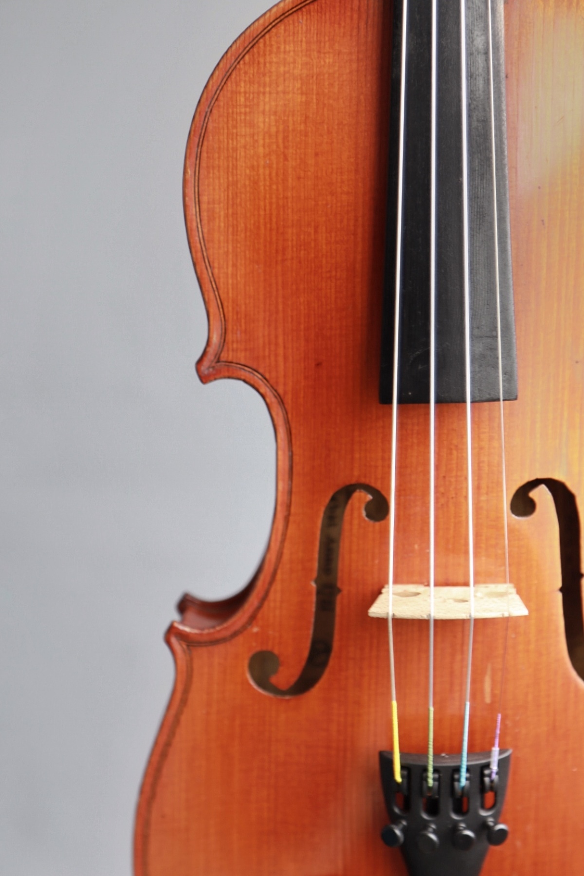 3/4 ATTRACTIVE ANTIQUE FRENCH VIOLIN - Image 3